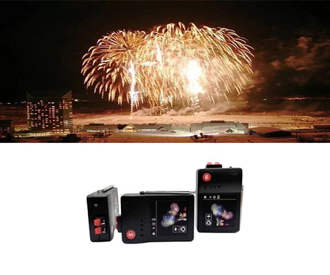 70-100m Remote Control Stage Indoor Cold Fountain Base Sistema de disparo eletrônico Fogos de artifício