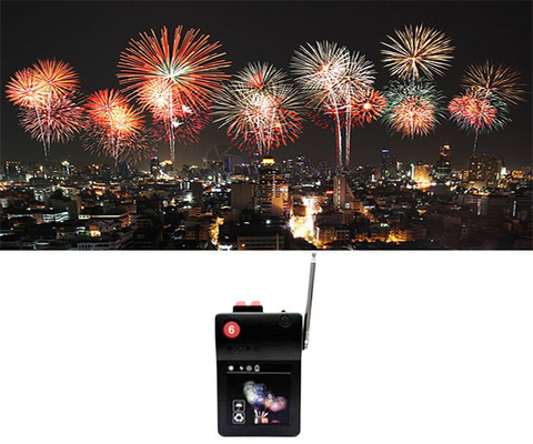 70-100m Remote Control Stage Indoor Cold Fountain Base Sistema de disparo eletrônico Fogos de artifício