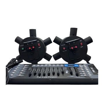 Stageli Remote Control Rotating Stage Fontes interiores Sistema de disparo de fogos de artifício