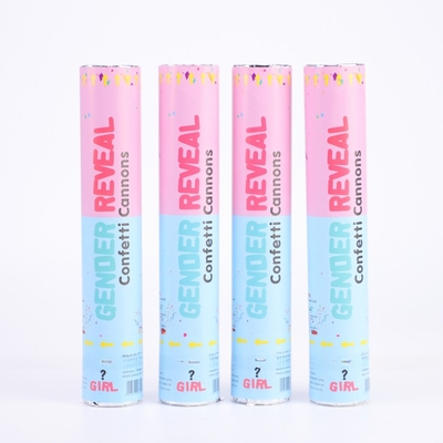Rosa Azul Biodegradável Confeti de Casamento Poppers Poppers de Gênero