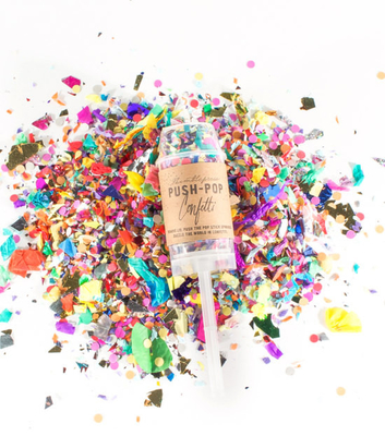 Multicolor Gênero Revelar Confetti Poppers Biodegradável Confetti Cannon Casamento