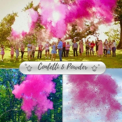 Biodegradável Confetti de casamento Cannon Color Efeto de fumaça OEM ODM