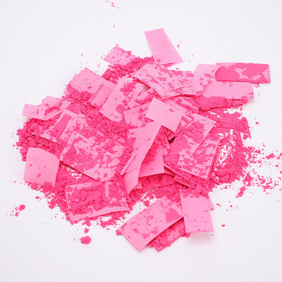 Pink Party Time Confetti Shooter biodegradável para casamento de aniversário