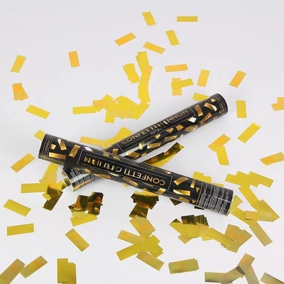 Polvo multicolor Gênero revela canhão confeti poppers efeito de fumaça de cor