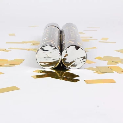 Efeito de fumaça de cor Confetti de mão Revelar gênero Canhão de pó