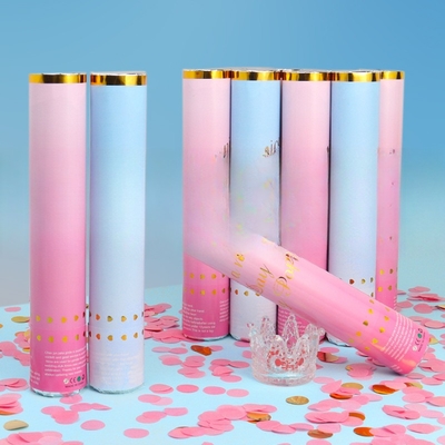 Biodegradáveis Confeti de Gênero Canhão Confeti de Festa Poppers