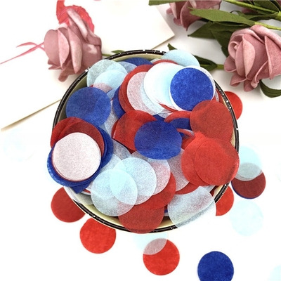 Papel de tecido de forma redonda, de cores múltiplas, papel de preenchimento decorativo para embalagem, festa de aniversário