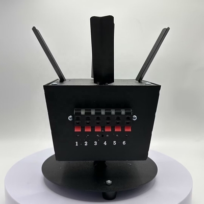Sistemas de disparo rotativo de controlo remoto para fontes de palco com bateria AA