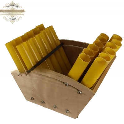Racks de armação de fogos de artifício de madeira