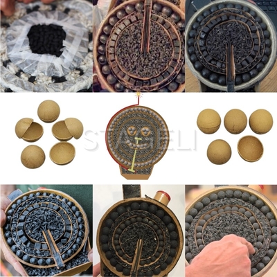 Hemisfério Cartuchos de Papel Fogos de Artifício Conchas 2' 3' 4' 5' 6' 8 polegadas