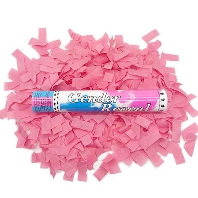 Venda Quente Confetti Shooter Gênero Revelar Confetti Cannon Party Popper Confetti Lançador para Revelar Gênero