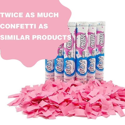 30cm portátil Gênero revelar fumaça Confetti Pólvora de canhão com energia de ar comprimido