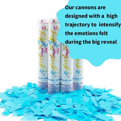 30cm portátil Gênero revelar fumaça Confetti Pólvora de canhão com energia de ar comprimido