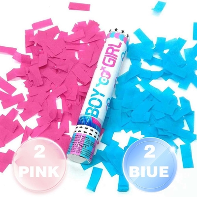 Gênero Revelar Confeti Festa Popper Fumo Colorido Holi Pó biodegradável ignífugo festa popper confeti