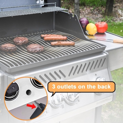CSA &amp; CE certificado gerador de faísca universal preto plástico fundição de gás Grill Elétrico Prata Push Button ignição