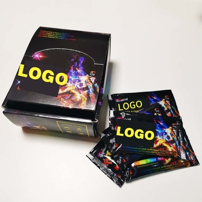 10g/25g Fogo colorido Chamas de pó fogueira fogueira pirotecnia Chamas truque para campismo ao ar livre piqueniques