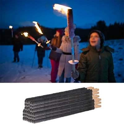 Multicolor Long Time Cotton Thread Cloth Wax Procession Torch Candle Signal Hand For Burn Bonfire Outdoor (Multi-color longa linha de algodão tecido de cera procissão tocha vela sinal mão para queimar fogueira ao ar livre)