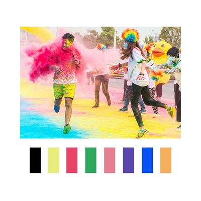 Colorantes em pó de Holi Gulal facilmente laváveis Pigmento não tóxico para celebrações seguras e divertidas