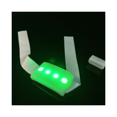 Controle remoto personalizado brilhante LED ajustável Luz para cima pulseiras NFC RFID personalizado promocional