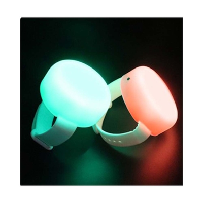 Customização Dmx Controlado LED Flash Pulseira Para Eventos Rave Party