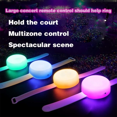 Customização Dmx Controlado LED Flash Pulseira Para Eventos Rave Party