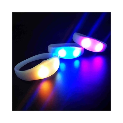 2024 DMX 512 Iluminação Remote Control LED Bracelet RGB Pulseras Brasil luz gira Pulseras LED Con Control DMX