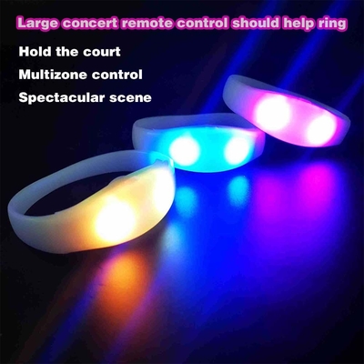 2024 DMX 512 Iluminação Remote Control LED Bracelet RGB Pulseras Brasil luz gira Pulseras LED Con Control DMX