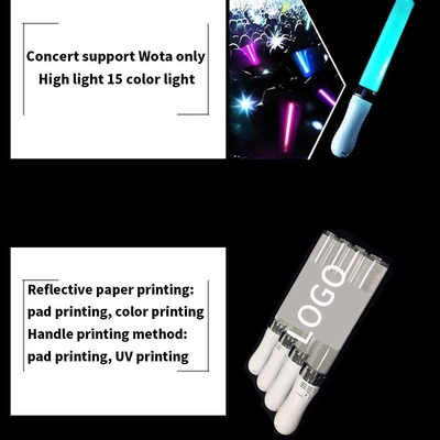 Acrílico Mini Led Stick com Switch Rotativo Custom Laser Logo Mini Glow Led Acrílico Stick Led Pen Light