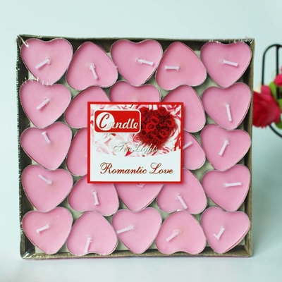 Velas de chá branco sem fumo para decoração de casa