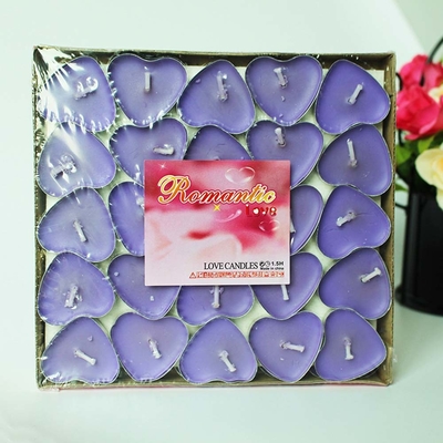 Velas de chá branco sem fumo para decoração de casa
