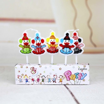 Cartoon Carro em forma de velas de arte para crianças decoração de bolo feito à mão no México cerca de 110g