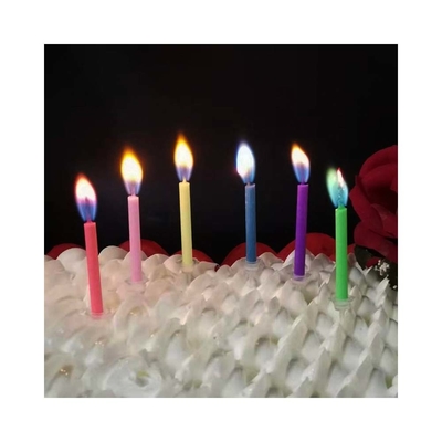12 Contar Chamas de Cores Velas de Bolo de Aniversário Sem Cheiro Perfeito para Feliz Aniversário