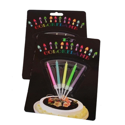 12 Contar Chamas de Cores Velas de Bolo de Aniversário Sem Cheiro Perfeito para Feliz Aniversário