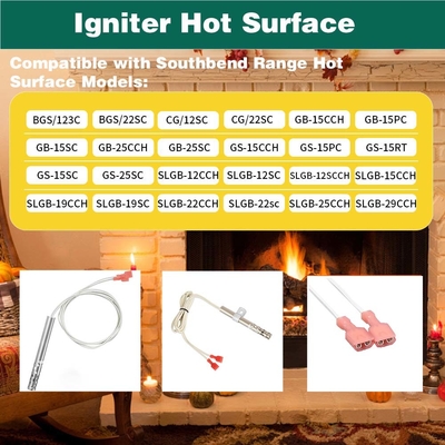Materiais primas cerâmicos 120V 150 Forno pin de ignição do lado quente com nitreto de silício material