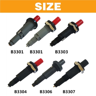Grelha a gás Push Button Kitchen Lighter Piezo Kit de ignição Universal de rosca de isca