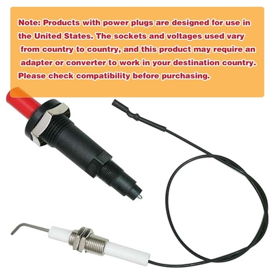 Grelha a gás Push Button Kitchen Lighter Piezo Kit de ignição Universal de rosca de isca