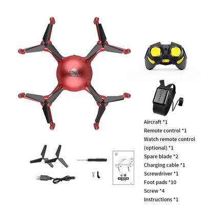 Display de controle de gravidade Drone de controle remoto com luz fresca Show App Programação Edição de texto personalizado
