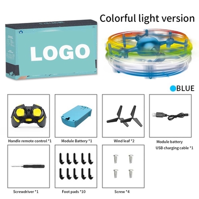 Display de controle de gravidade Drone de controle remoto com luz fresca Show App Programação Edição de texto personalizado
