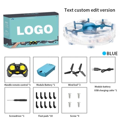 Display de controle de gravidade Drone de controle remoto com luz fresca Show App Programação Edição de texto personalizado