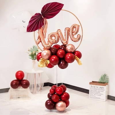 Gráfico Decoração de Casamento Balão Coluna Anel Bracket Casamento Estrada Balão de Chumbo