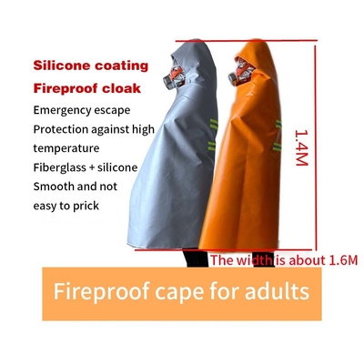 Proteção contra incêndio, proteção contra incêndio, coberta de fibra de vidro revestida de silicone