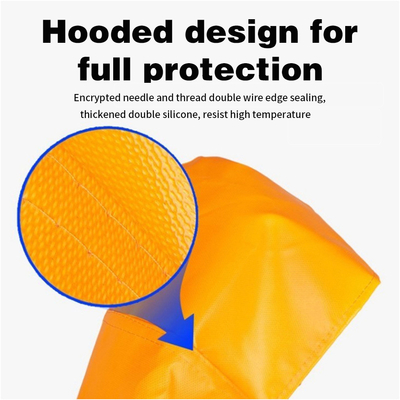 Revestimento de silicone capa à prova de fogo com superfície lisa e design durável