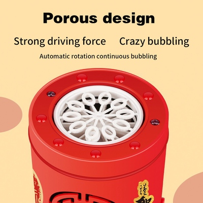 CE Máquina de bolhas elétrica Máquina de bolhas de fogo de artifício portátil para festas e casamentos Faixa etária de 5 a 7 anos Feito de plástico