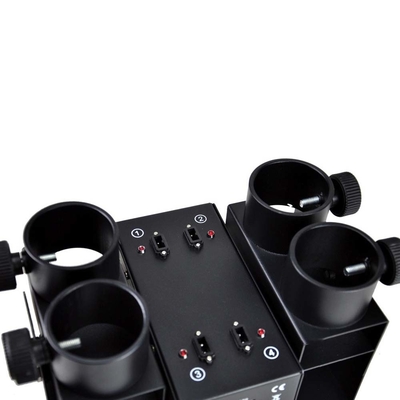 120W 4 Cabeças Eletrônica Confetti Lançador Máquina com DMX Controle para casamento aniversário Confetti Canhão
