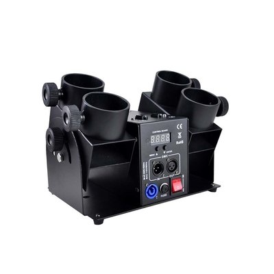 120W 4 Cabeças Eletrônica Confetti Lançador Máquina com DMX Controle para casamento aniversário Confetti Canhão