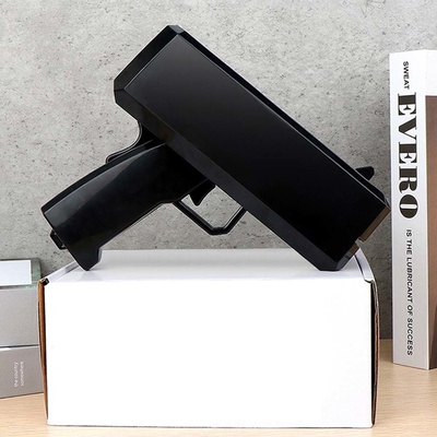 Disparando dinheiro fazendo chover dinheiro arma atirador portátil falso distribuidor de contas brinquedo personalizado armas de dinheiro elétrico para a festa
