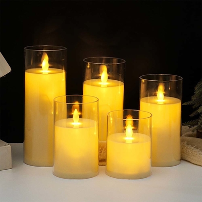 Casamento LED velas de luz de chá brilhante bateria acelerada velas incandescentes para casa jardim festas de aniversário