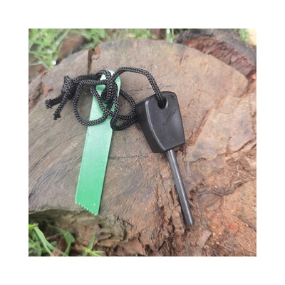 Mini emergência portátil de sobrevivência Premium Magnésio Fire Starter com raspador