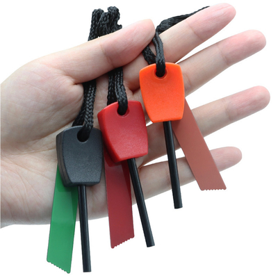 Mini emergência portátil de sobrevivência Premium Magnésio Fire Starter com raspador
