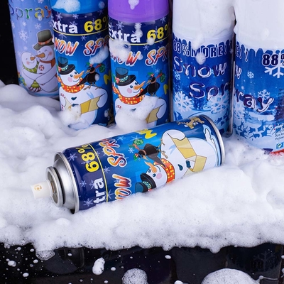 Espray de neve para festas de atacado Espray de neve artificial pode OEM aceito para diversão Decoração de casamento de aniversário